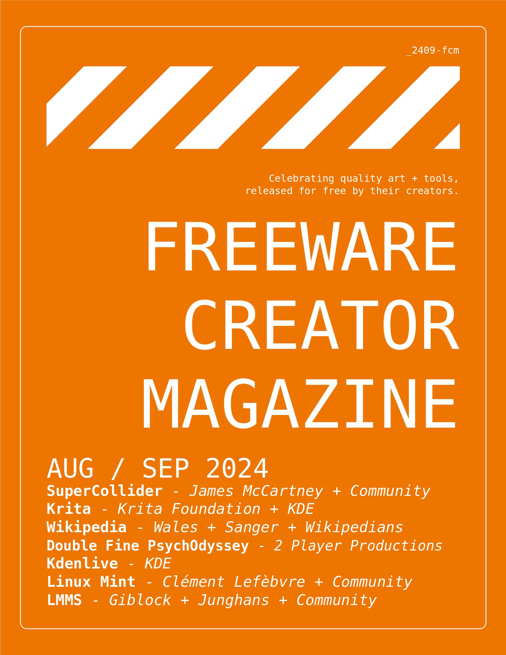 Freeware Creator Magazine – Aug / Sep 2024